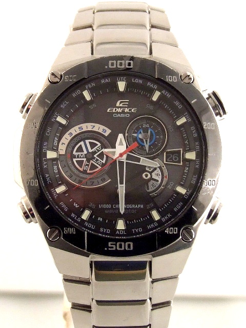 casio edifice solar powered radio controlled watch